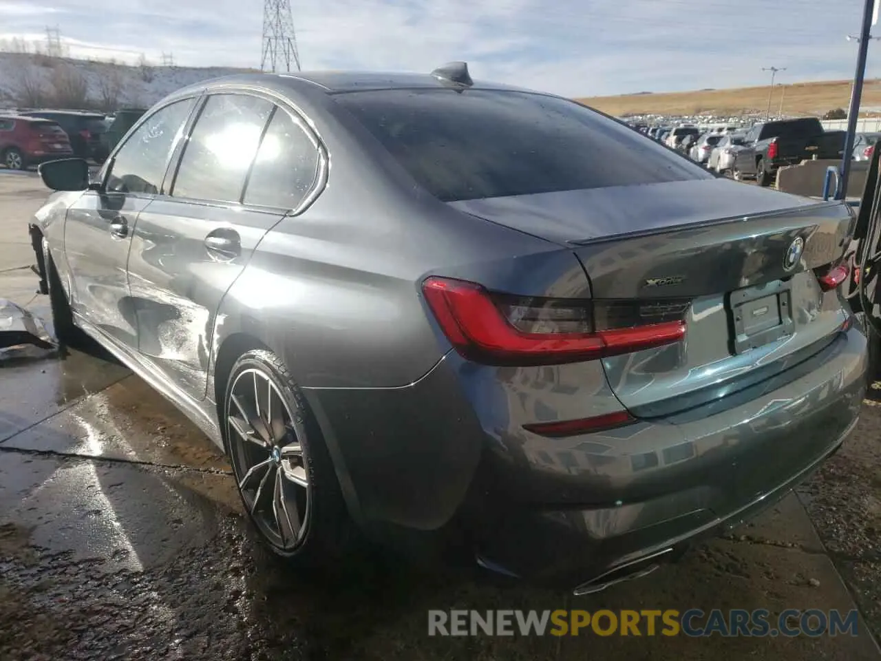 3 fotografías del automóvil dañado WBA5U9C07LA380640 BMW M3 2020
