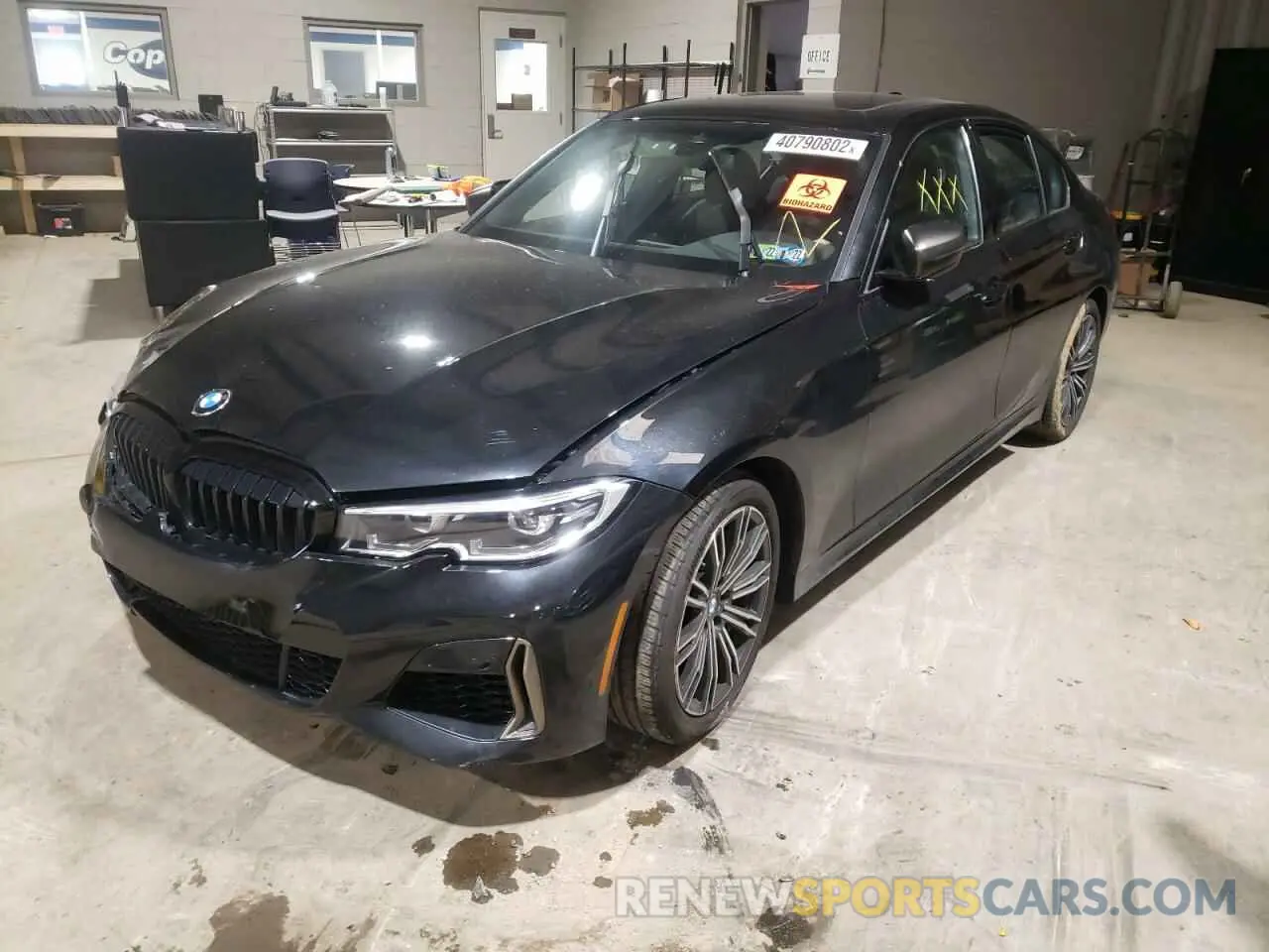 2 fotografías del automóvil dañado WBA5U9C07LFH31570 BMW M3 2020