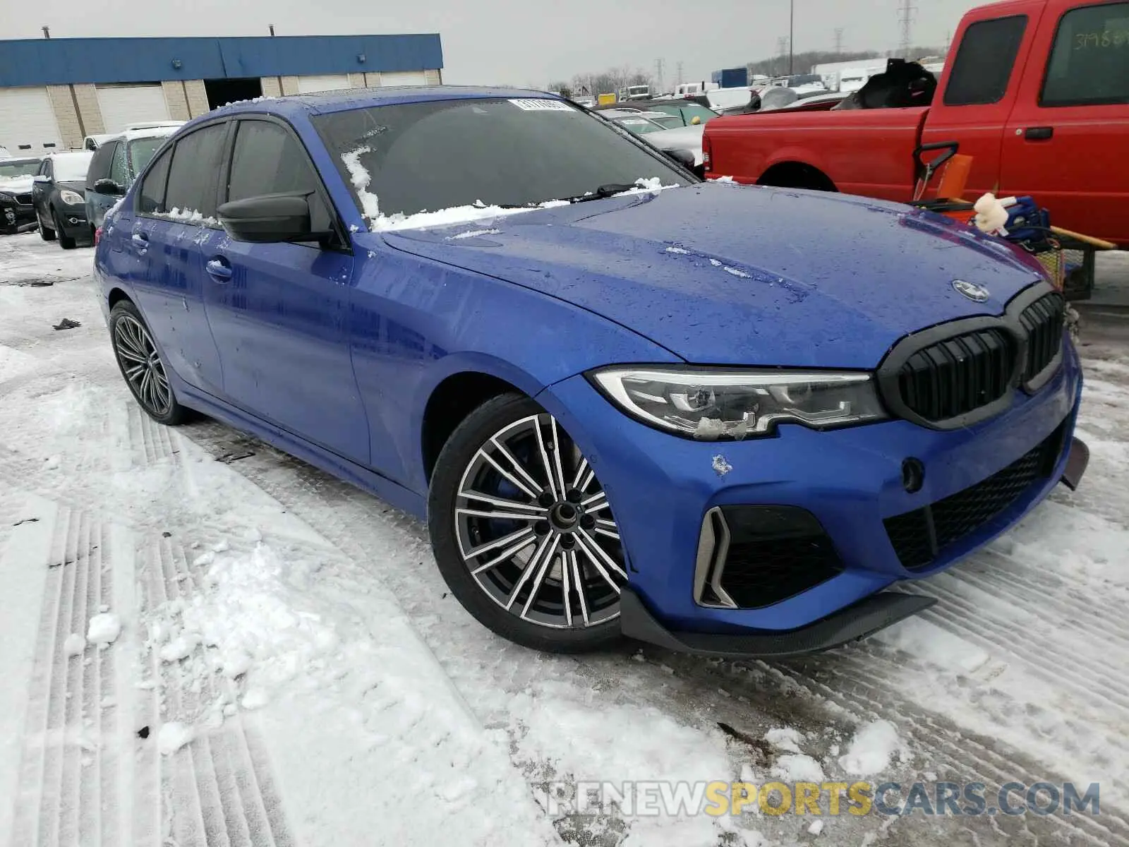 1 fotografías del automóvil dañado WBA5U9C09LFJ85321 BMW M3 2020
