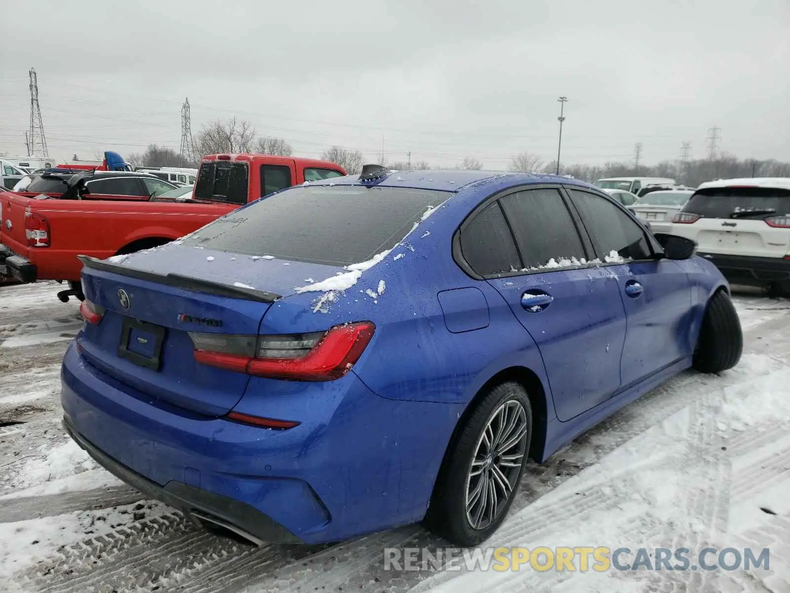 4 fotografías del automóvil dañado WBA5U9C09LFJ85321 BMW M3 2020