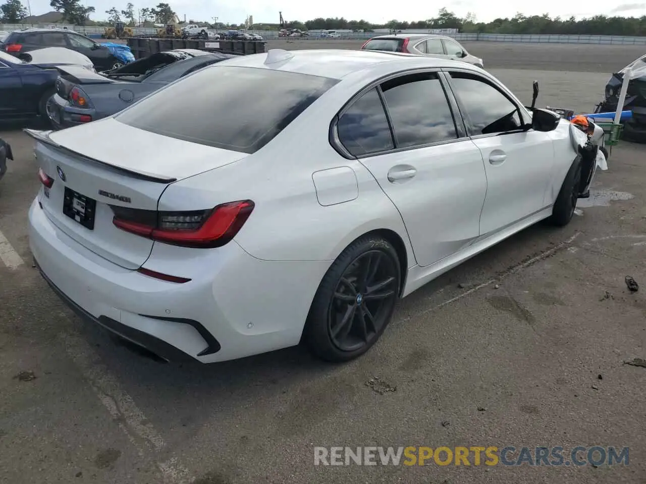 4 fotografías del automóvil dañado WBA5U9C0XLA379272 BMW M3 2020