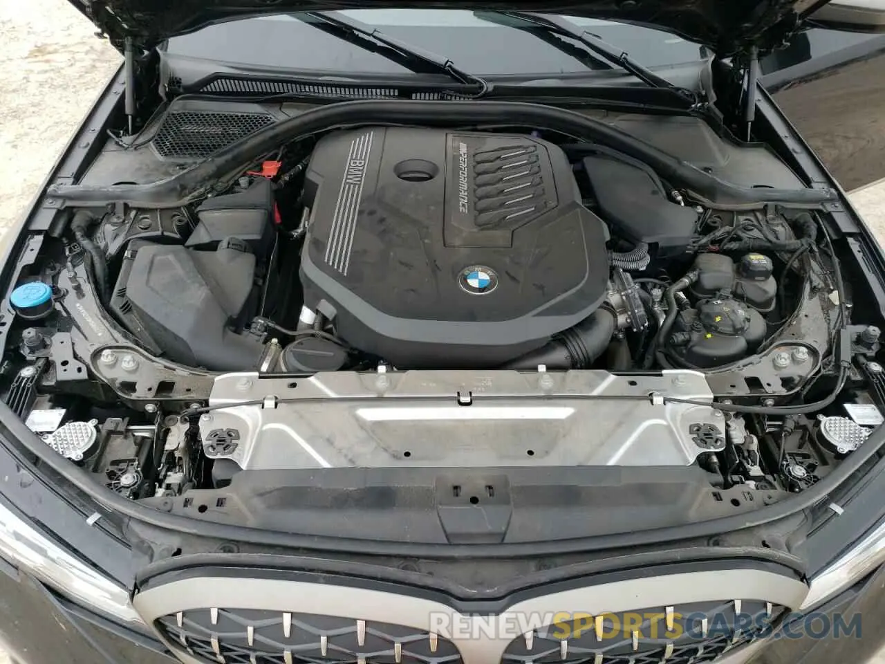11 fotografías del automóvil dañado 3MW5U7J00M8B85547 BMW M3 2021