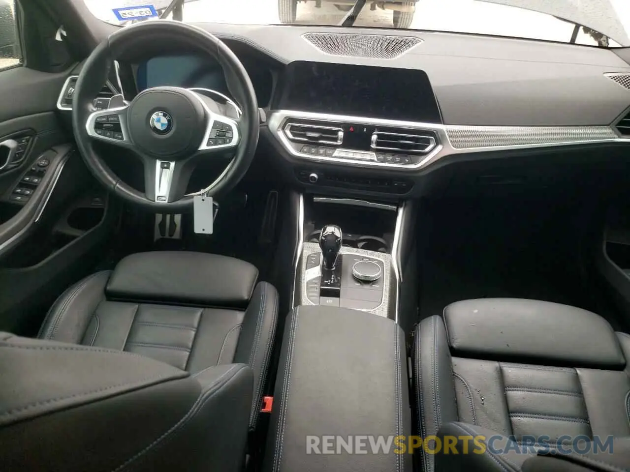 8 fotografías del automóvil dañado 3MW5U7J00M8B85547 BMW M3 2021