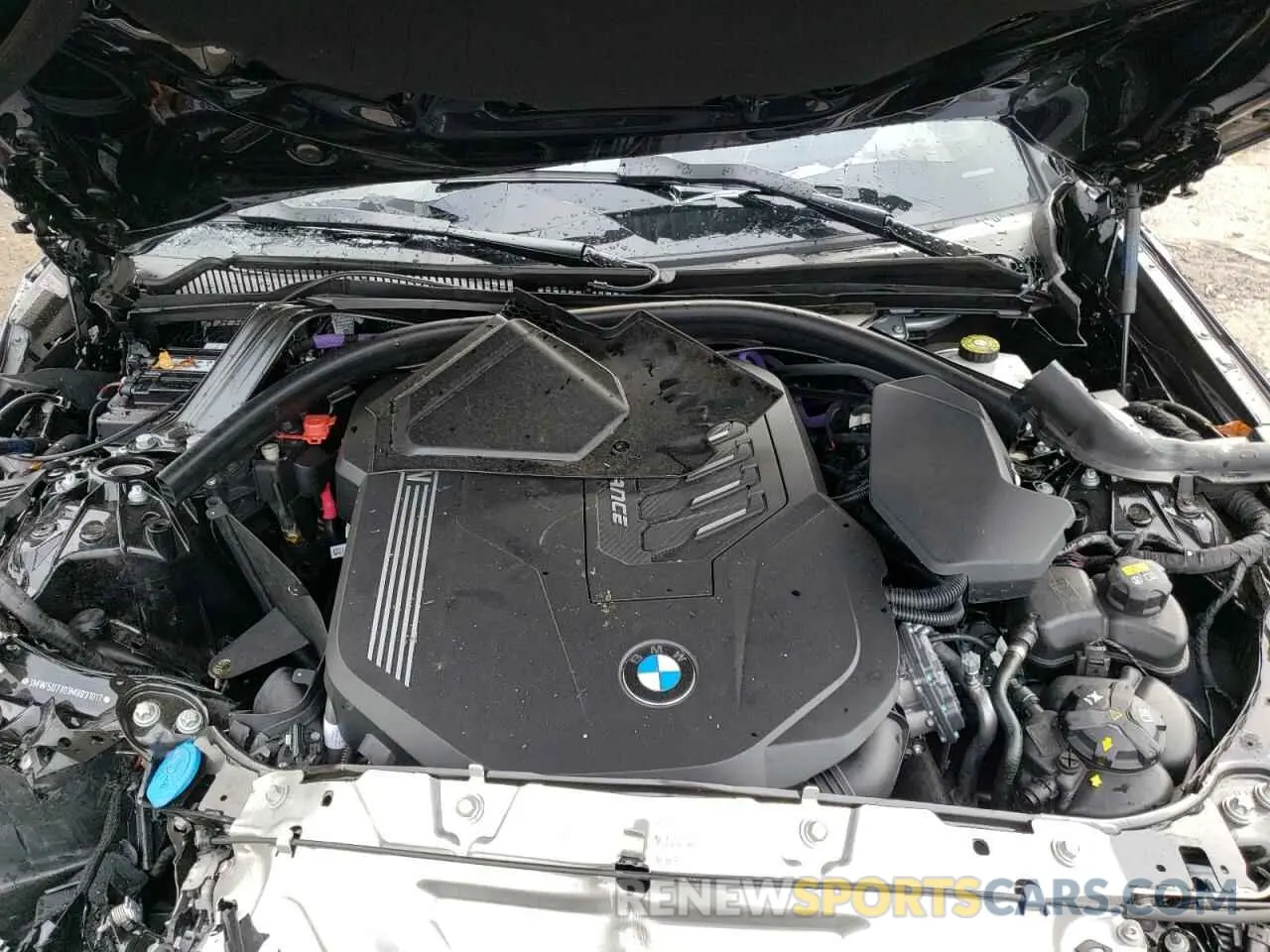 7 fotografías del automóvil dañado 3MW5U7J01M8B91017 BMW M3 2021