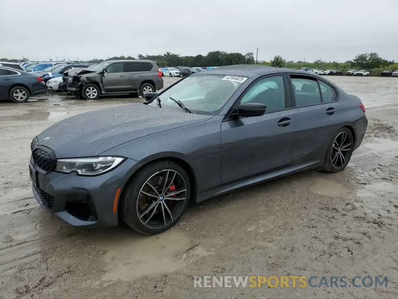 1 fotografías del automóvil dañado 3MW5U7J02M8B53070 BMW M3 2021