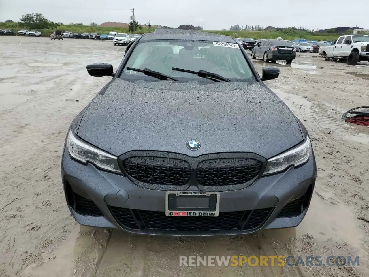 5 fotografías del automóvil dañado 3MW5U7J02M8B53070 BMW M3 2021