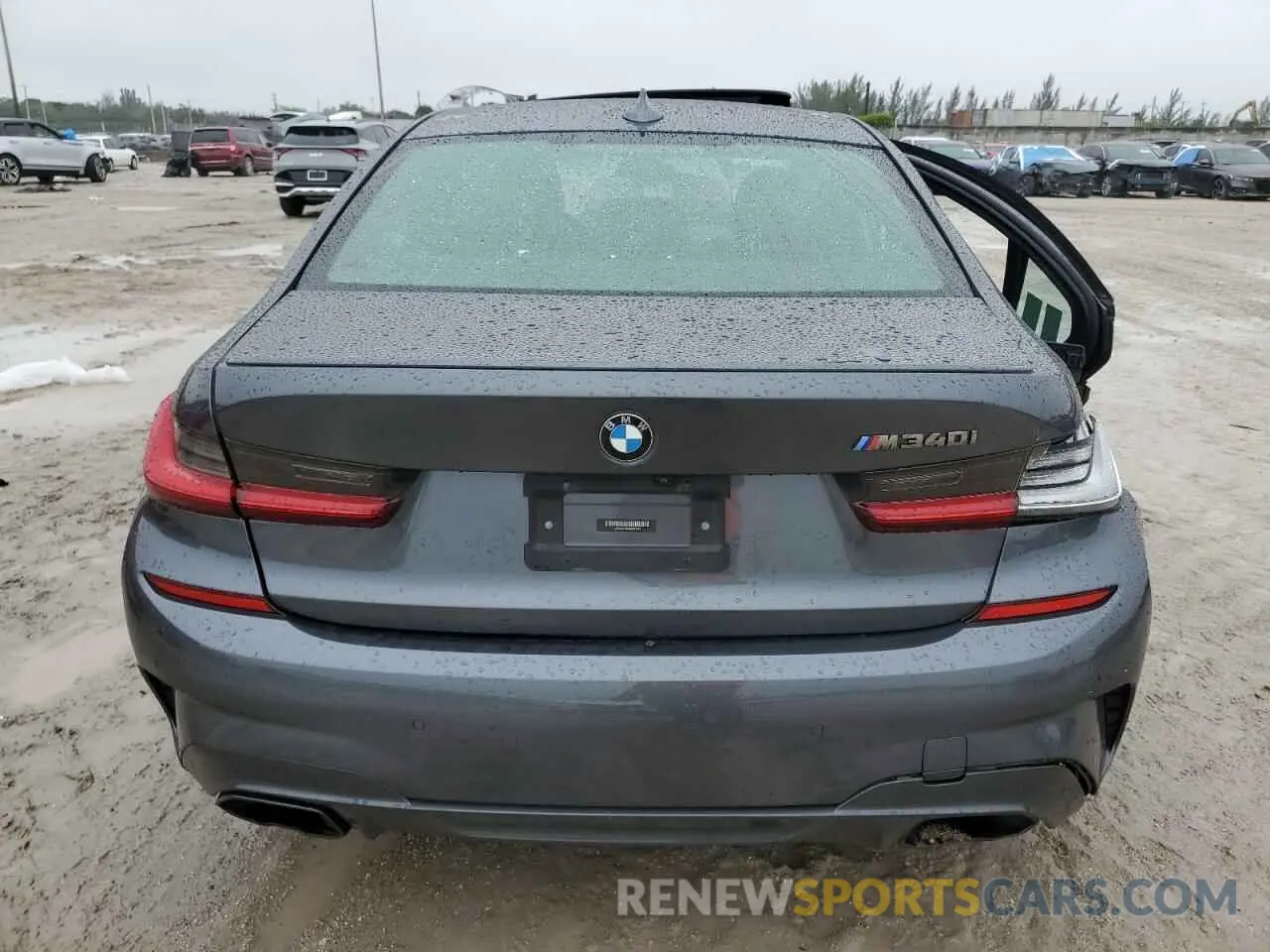 6 fotografías del automóvil dañado 3MW5U7J02M8B53070 BMW M3 2021