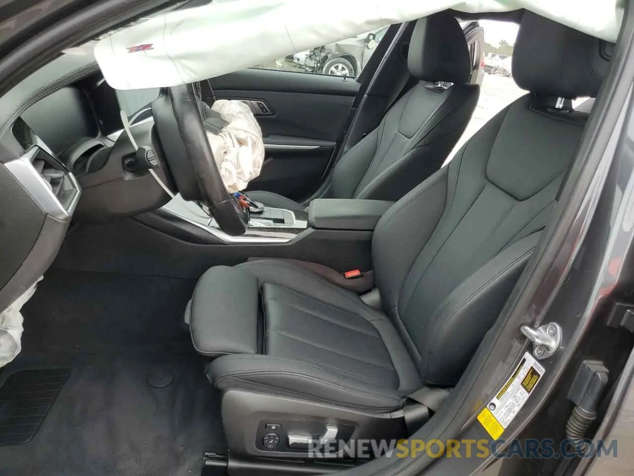 7 fotografías del automóvil dañado 3MW5U7J02M8B53070 BMW M3 2021