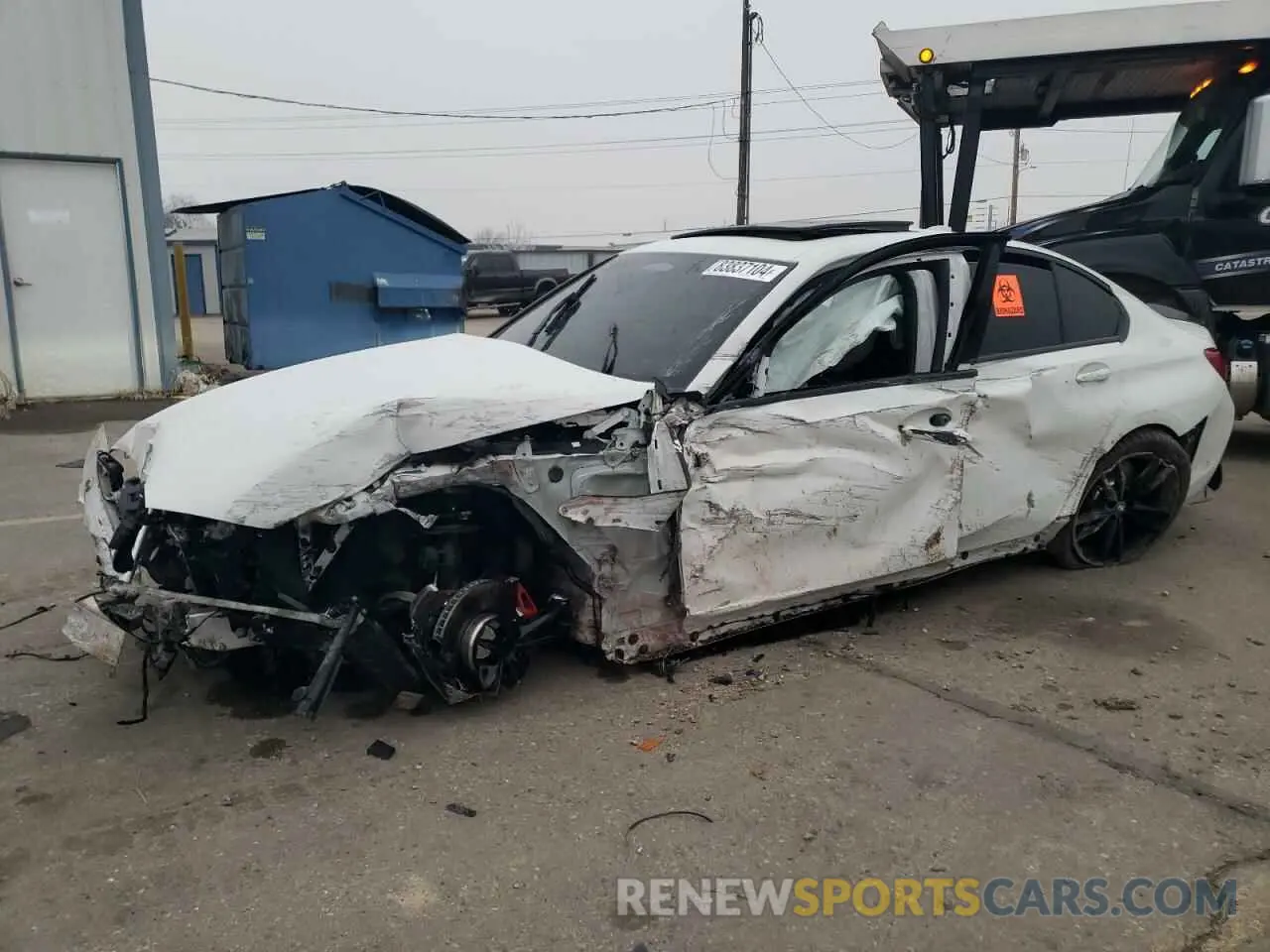1 fotografías del automóvil dañado 3MW5U7J02M8C04549 BMW M3 2021