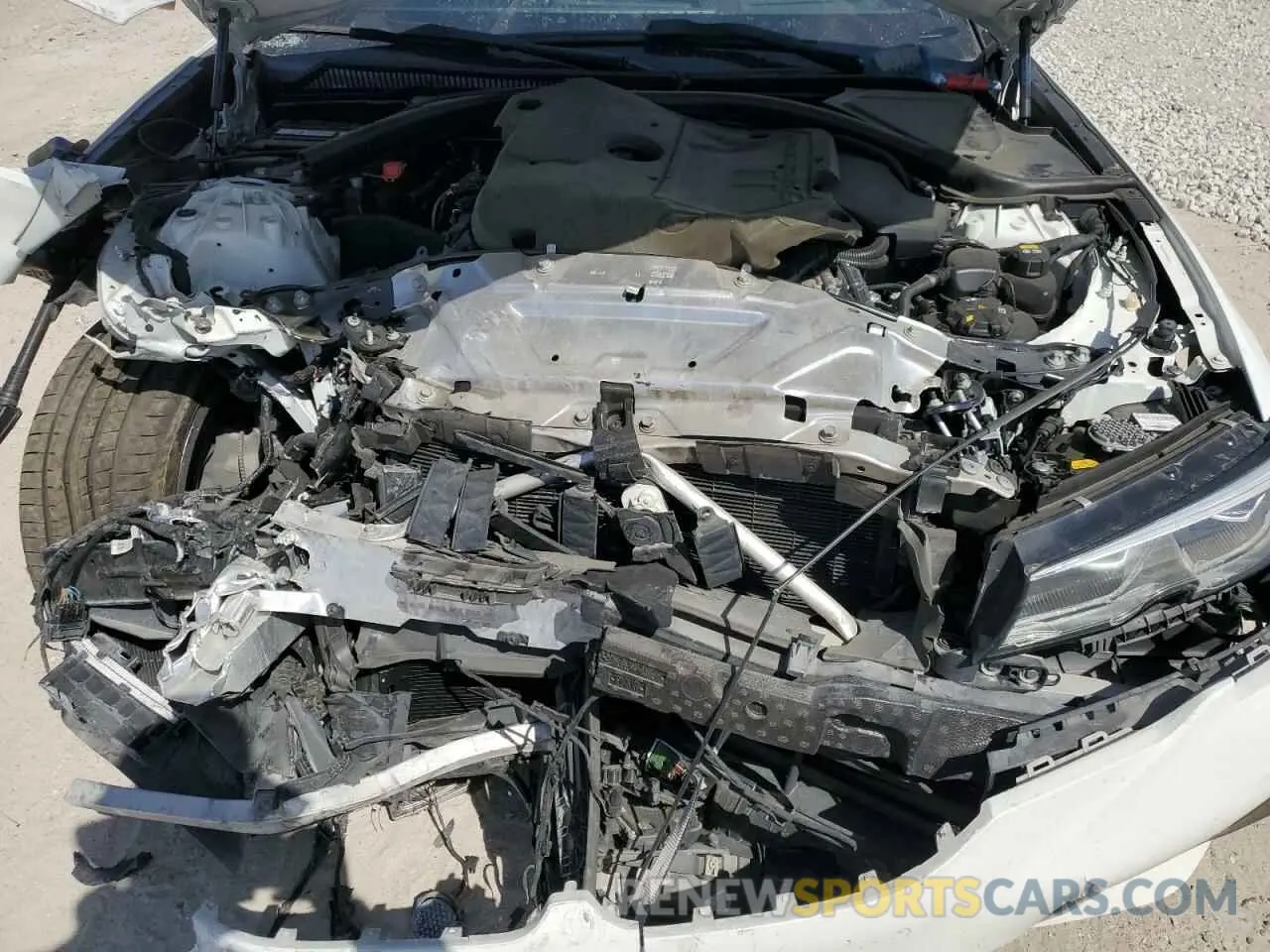 12 fotografías del automóvil dañado 3MW5U7J03M8C12479 BMW M3 2021
