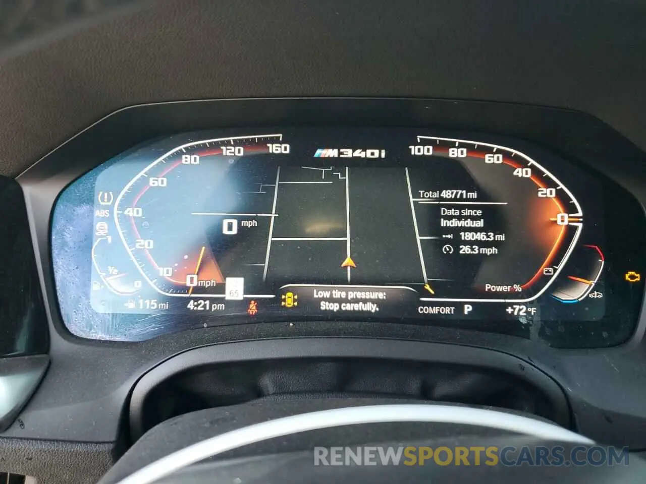 9 fotografías del automóvil dañado 3MW5U7J05M8B93885 BMW M3 2021