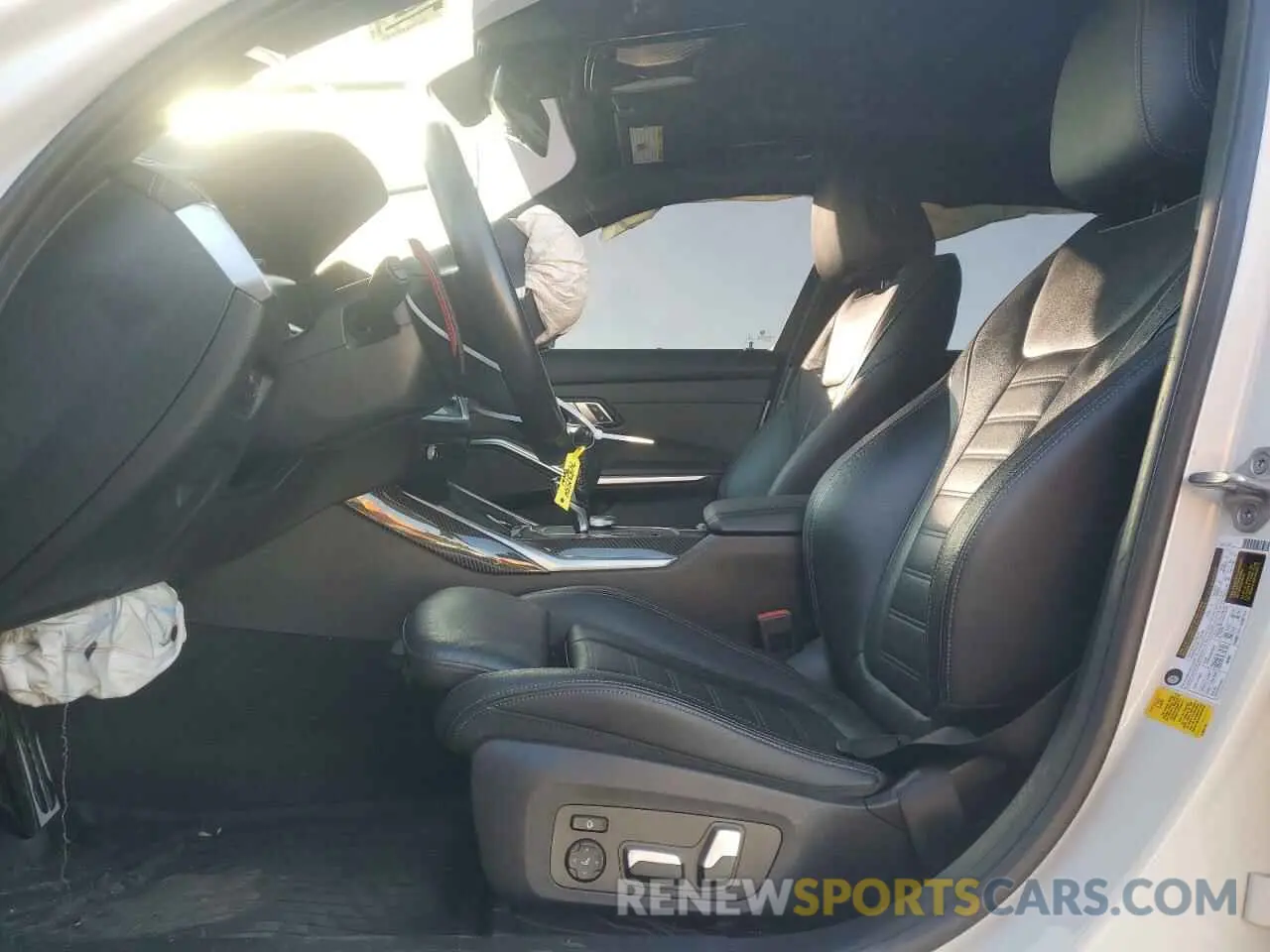 7 fotografías del automóvil dañado 3MW5U7J06M8B61494 BMW M3 2021