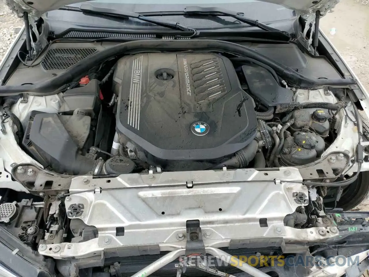 11 fotografías del automóvil dañado 3MW5U7J08M8C10971 BMW M3 2021