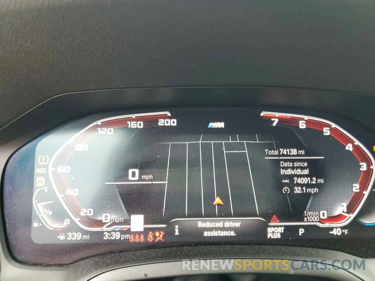 9 fotografías del automóvil dañado 3MW5U7J08M8C10971 BMW M3 2021