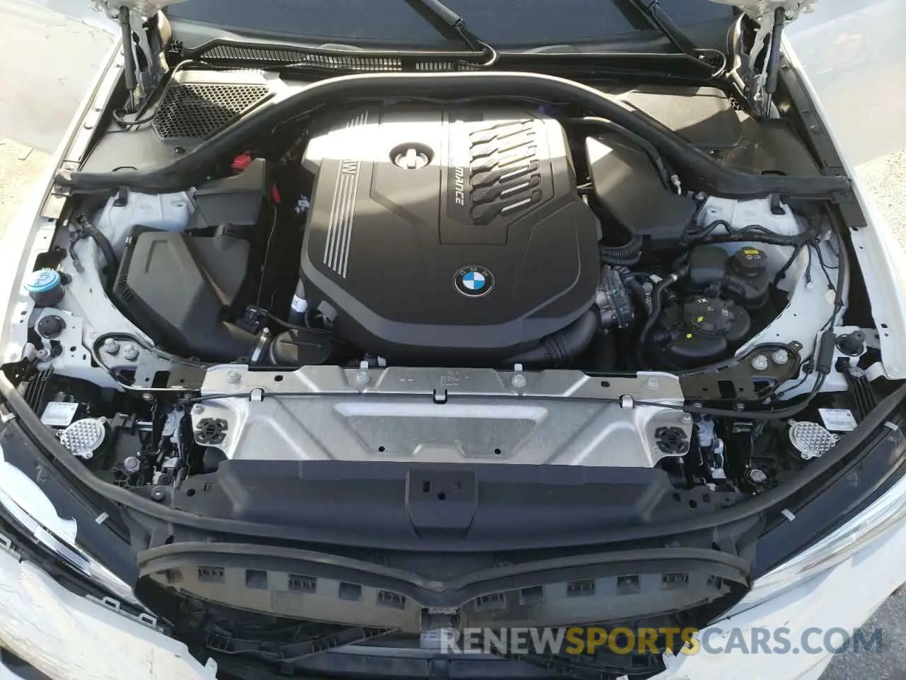 7 fotografías del automóvil dañado 3MW5U7J09M8B55737 BMW M3 2021