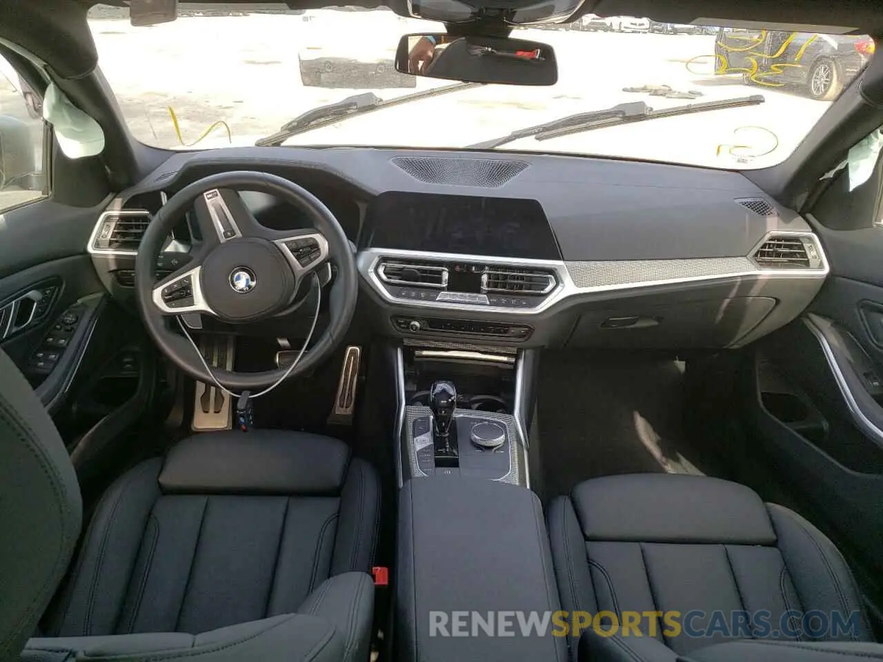 9 fotografías del automóvil dañado 3MW5U7J09M8B55737 BMW M3 2021