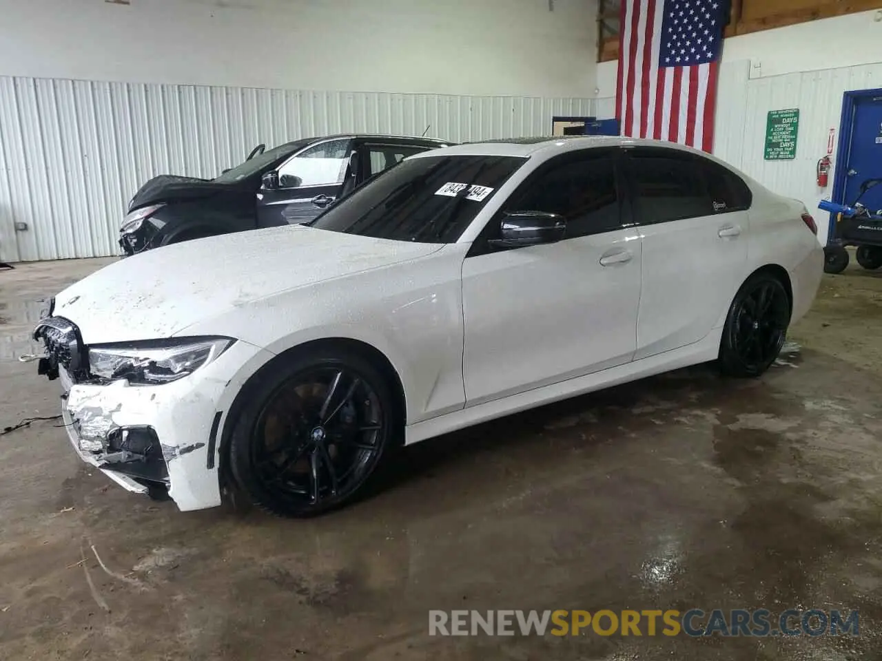 1 fotografías del automóvil dañado 3MW5U9J02M8B60533 BMW M3 2021