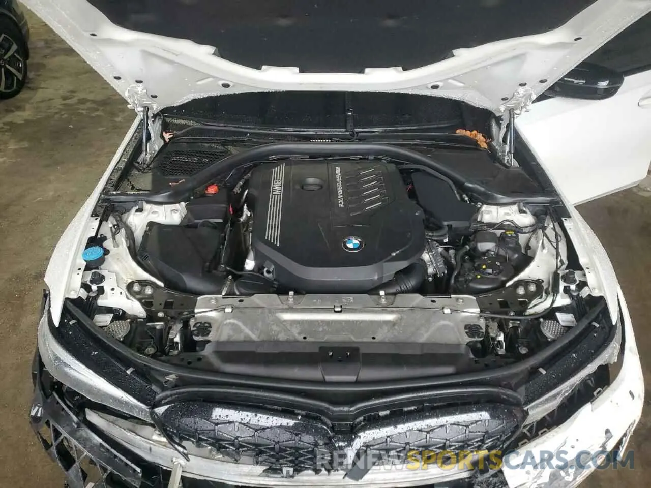 11 fotografías del automóvil dañado 3MW5U9J02M8B60533 BMW M3 2021
