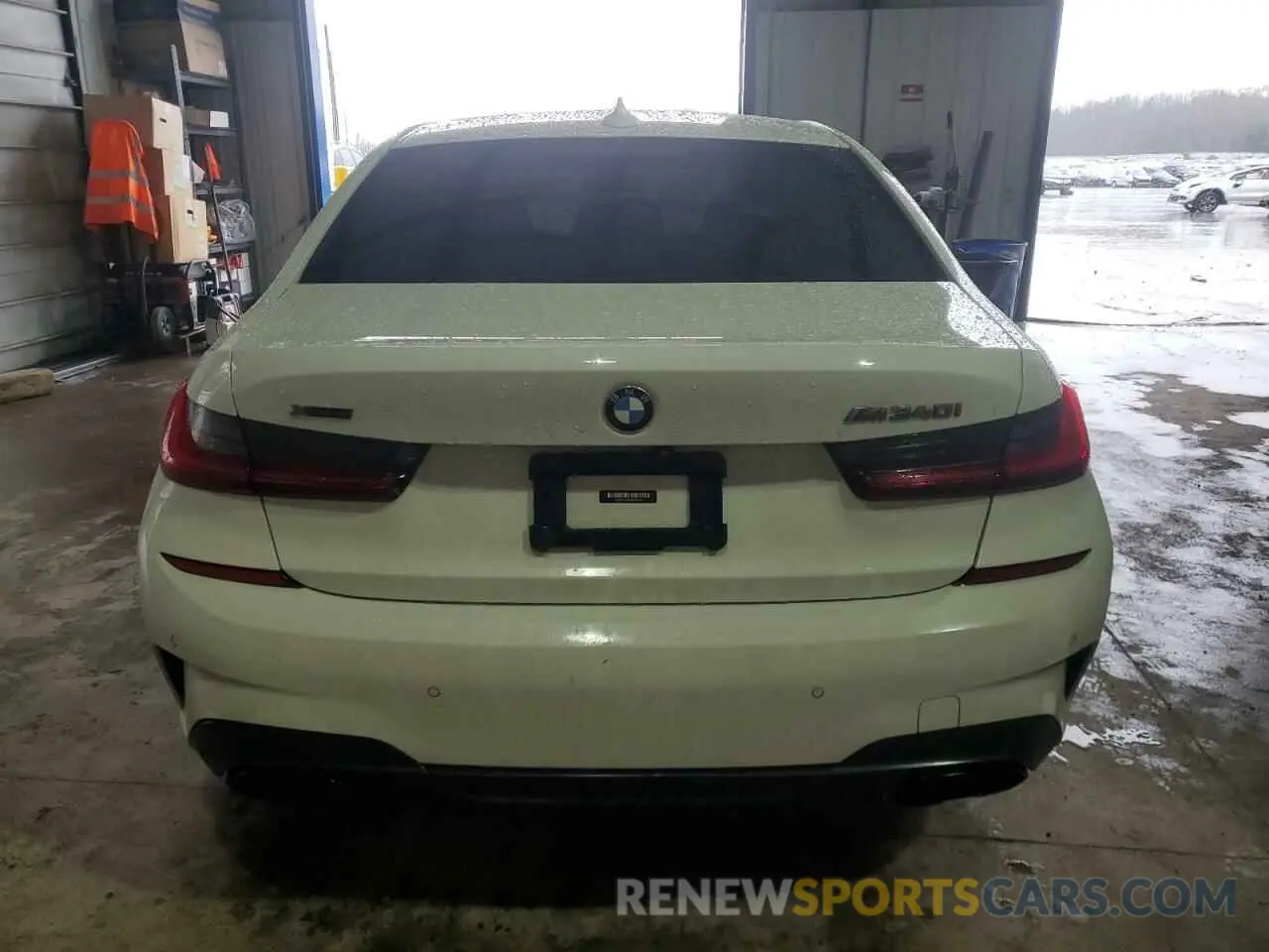 6 fotografías del automóvil dañado 3MW5U9J02M8B60533 BMW M3 2021