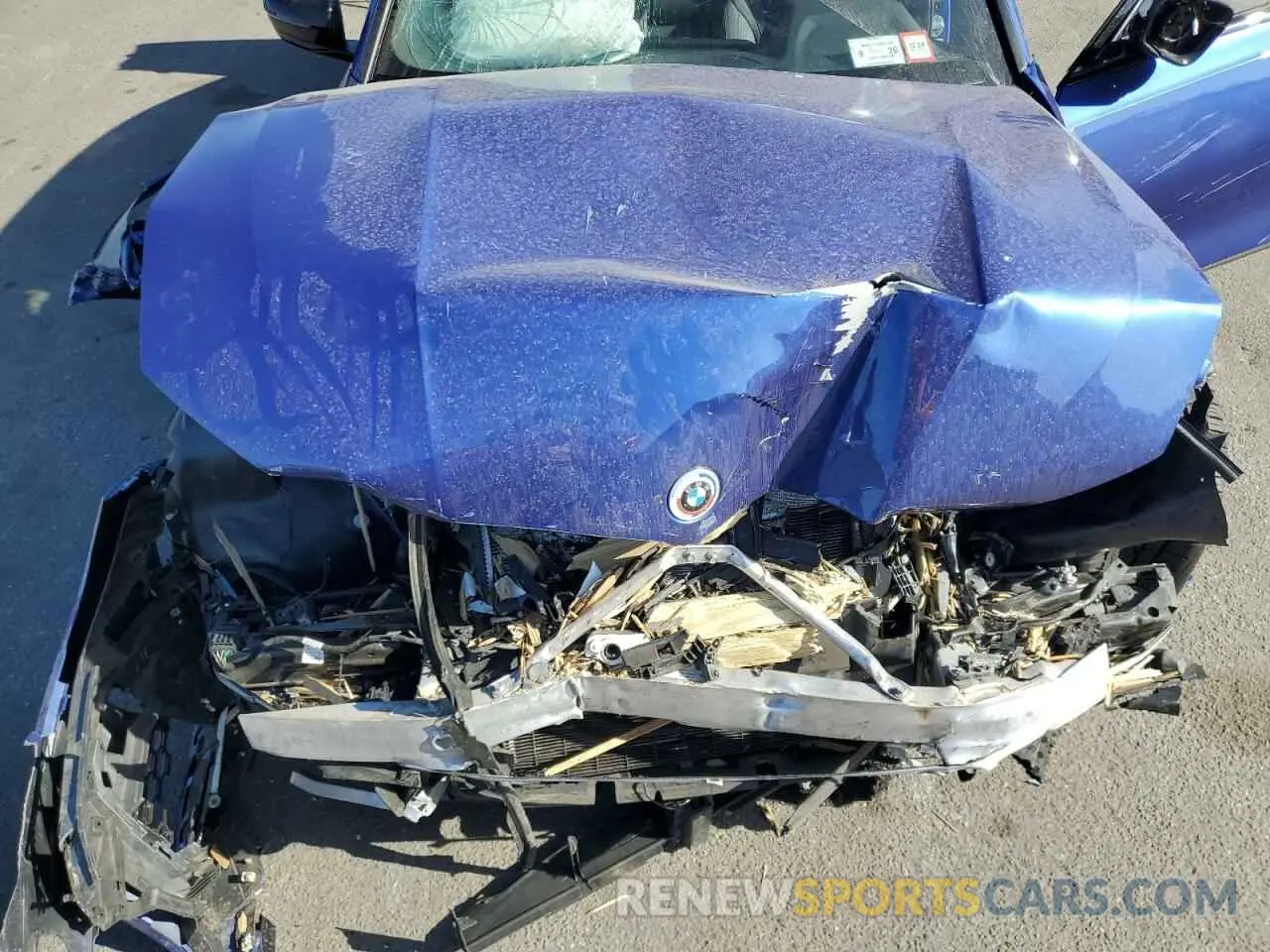 11 fotografías del automóvil dañado 3MW5U9J04M8B62333 BMW M3 2021