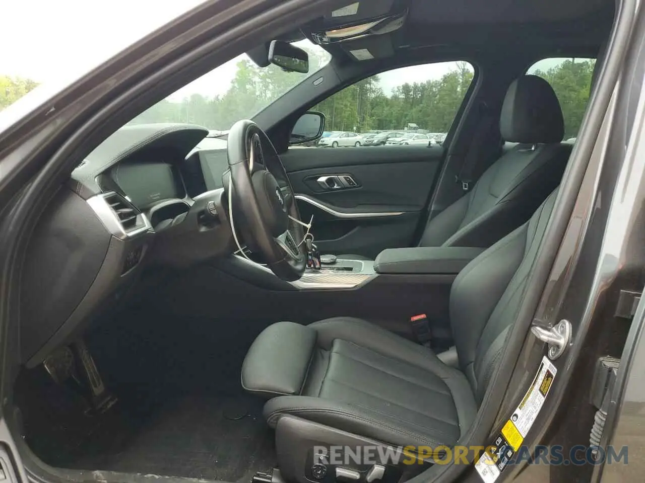 7 fotografías del automóvil dañado 3MW5U9J06M8B56100 BMW M3 2021
