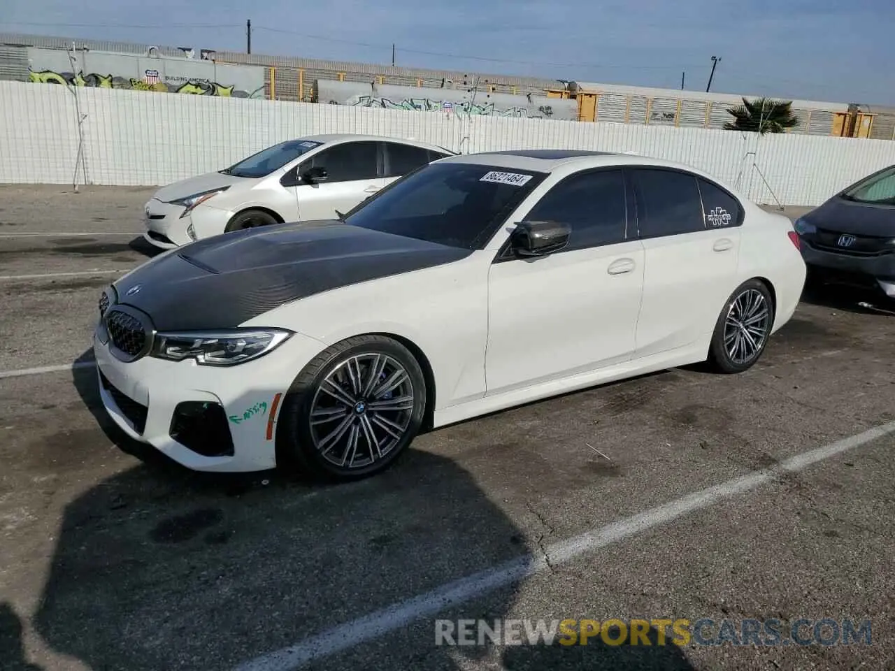 1 fotografías del automóvil dañado 3MW5U9J07M8B57210 BMW M3 2021