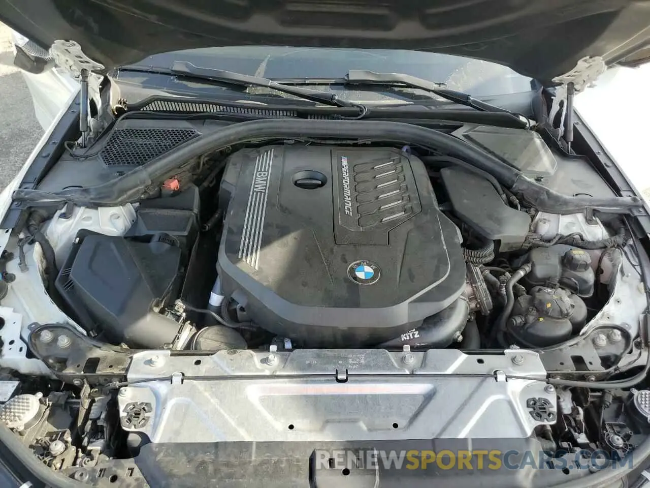 11 fotografías del automóvil dañado 3MW5U9J07M8B57210 BMW M3 2021