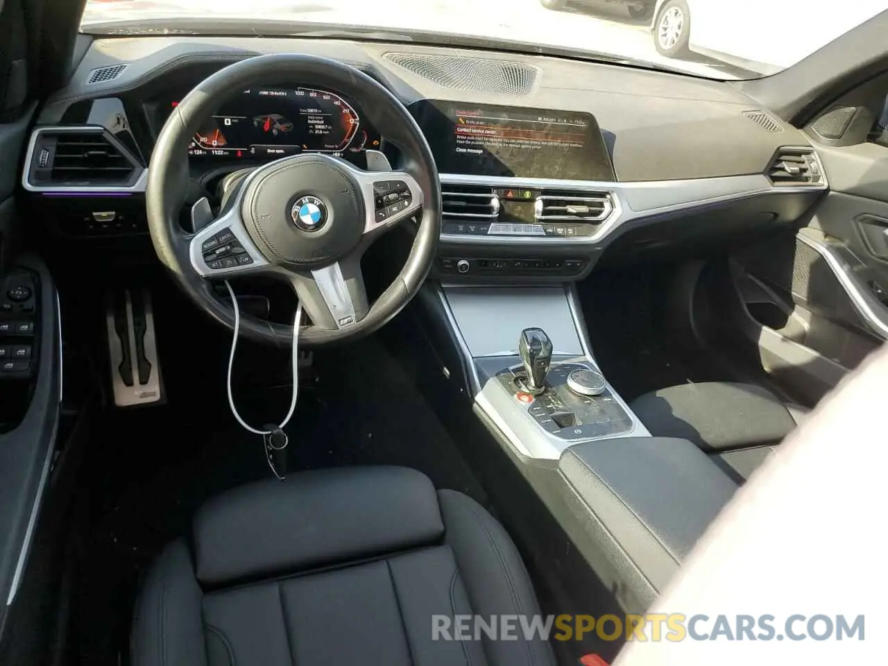 8 fotografías del automóvil dañado 3MW5U9J07M8B57210 BMW M3 2021
