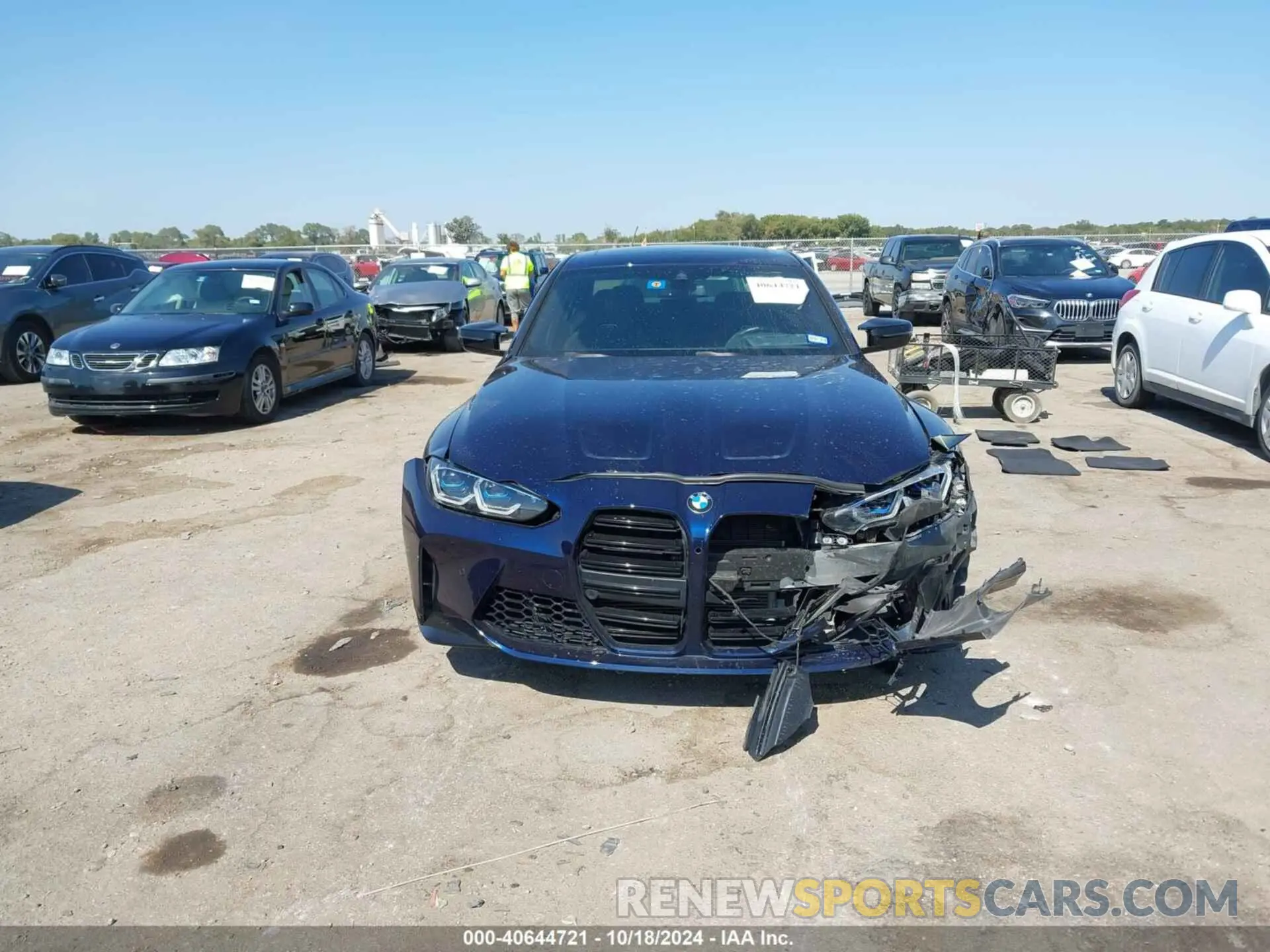 12 fotografías del automóvil dañado WBS33AY03MFL06183 BMW M3 2021