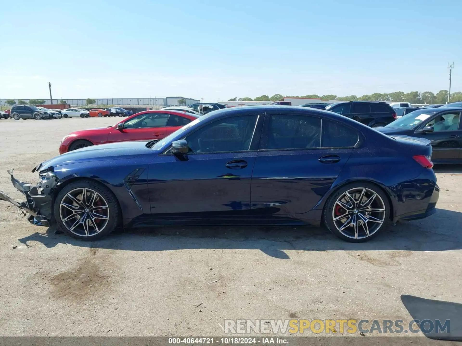14 fotografías del automóvil dañado WBS33AY03MFL06183 BMW M3 2021