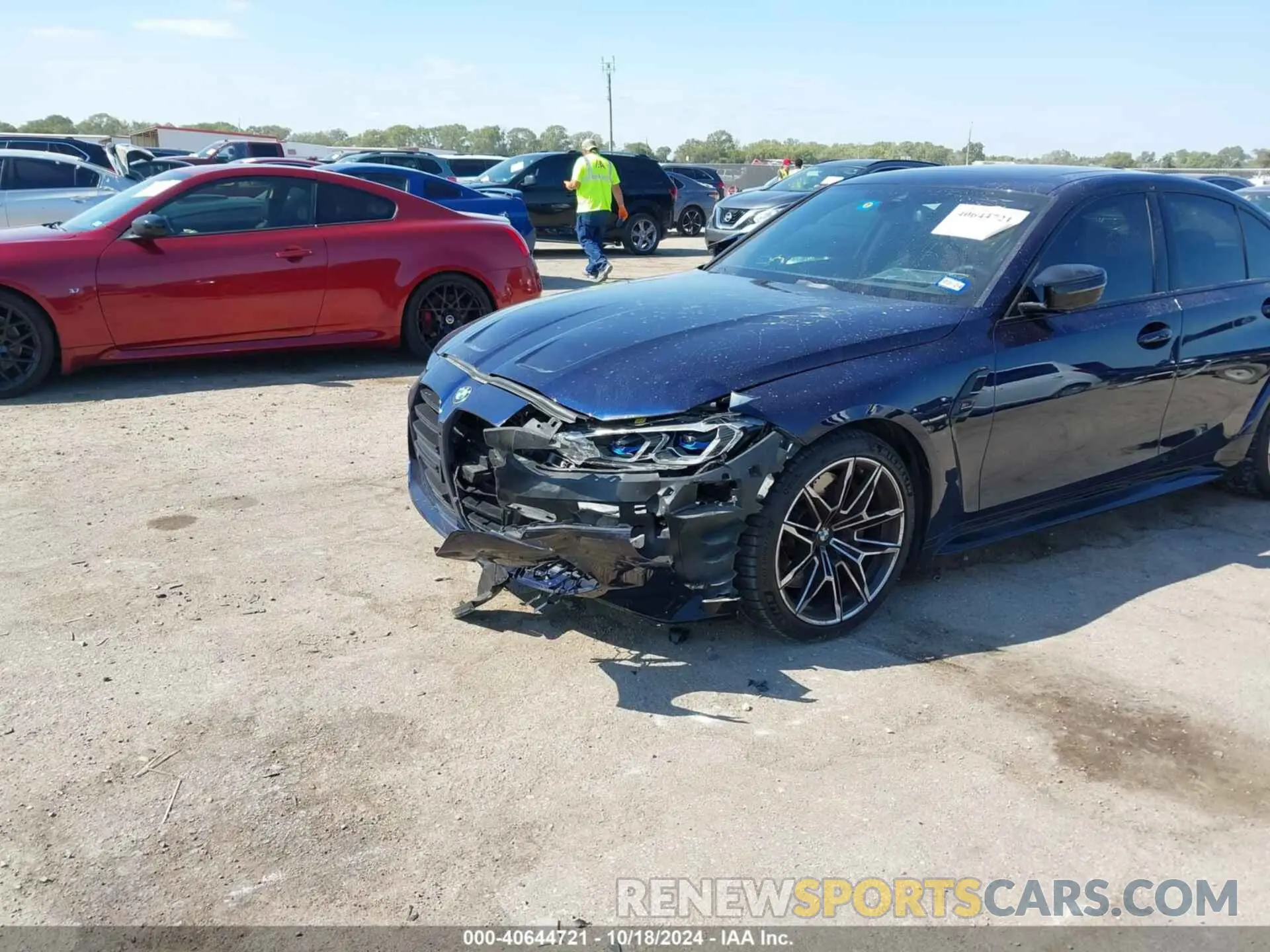 6 fotografías del automóvil dañado WBS33AY03MFL06183 BMW M3 2021