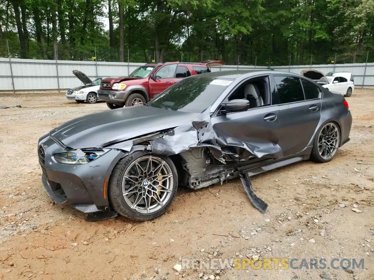 1 fotografías del automóvil dañado WBS33AY04MFL54422 BMW M3 2021