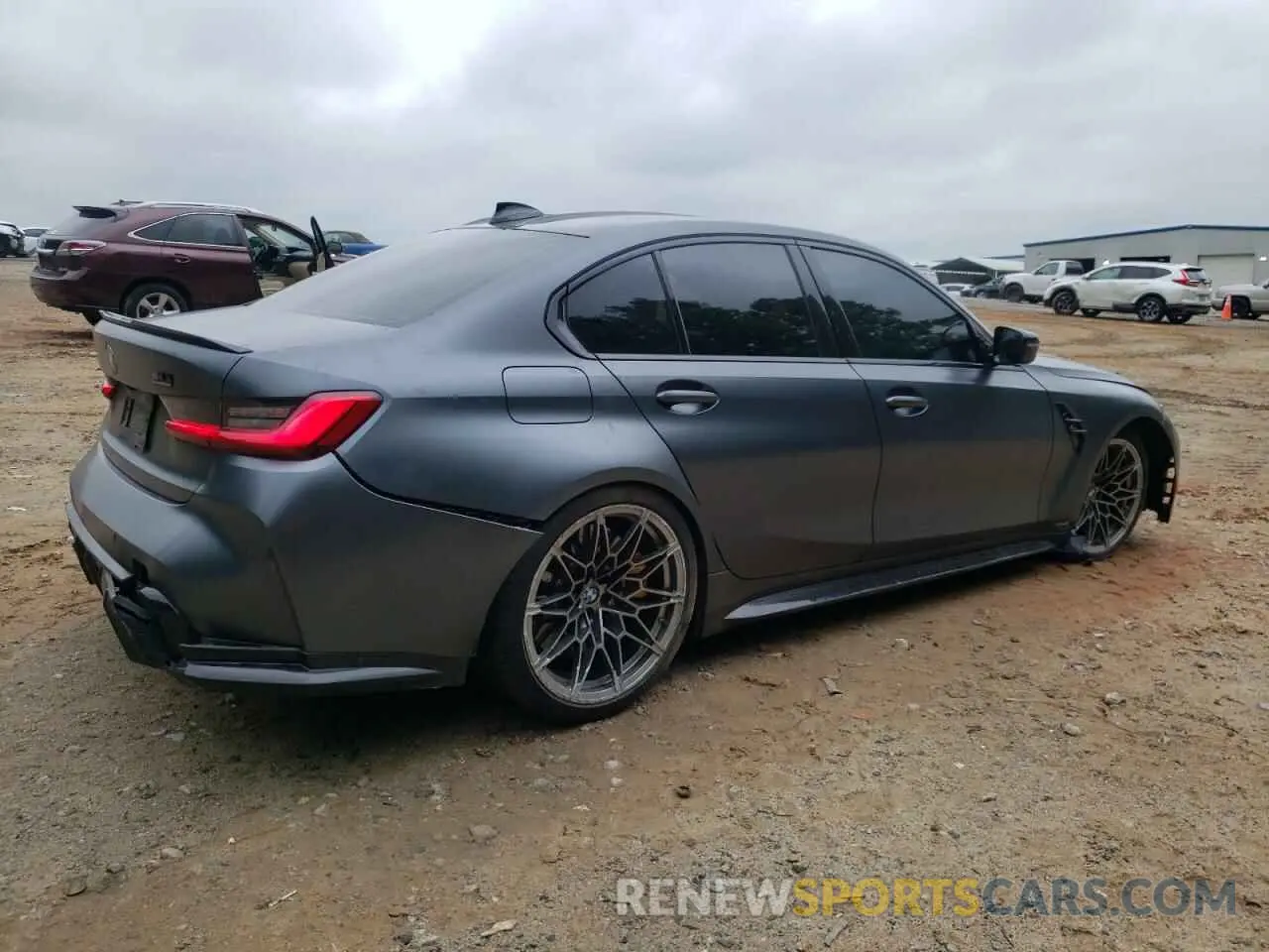 3 fotografías del automóvil dañado WBS33AY04MFL54422 BMW M3 2021