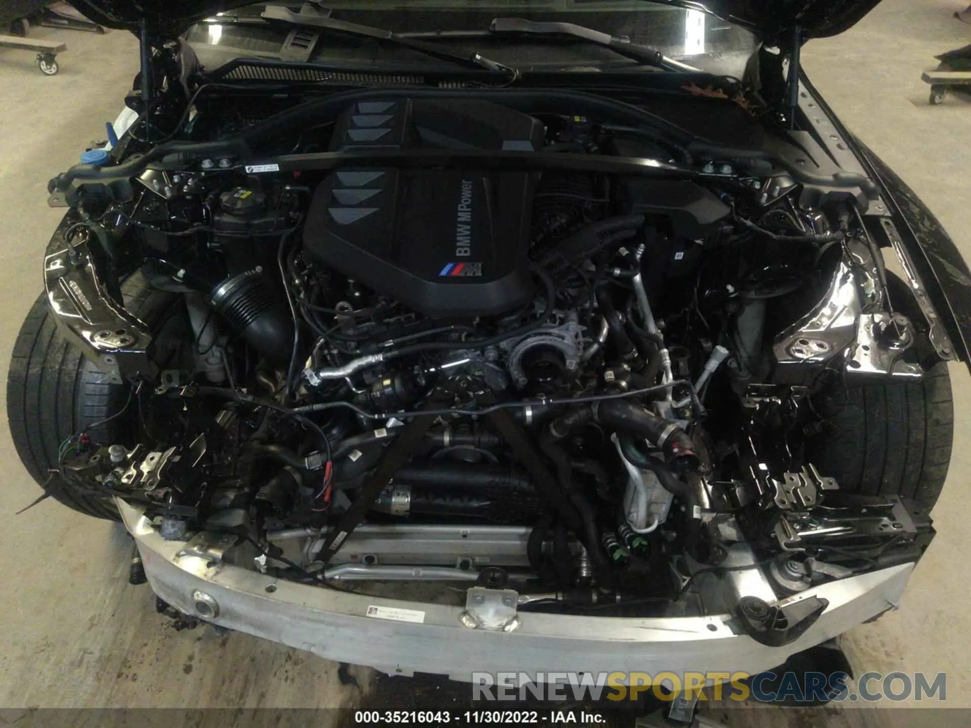 10 fotografías del automóvil dañado WBS33AY06MFK84096 BMW M3 2021