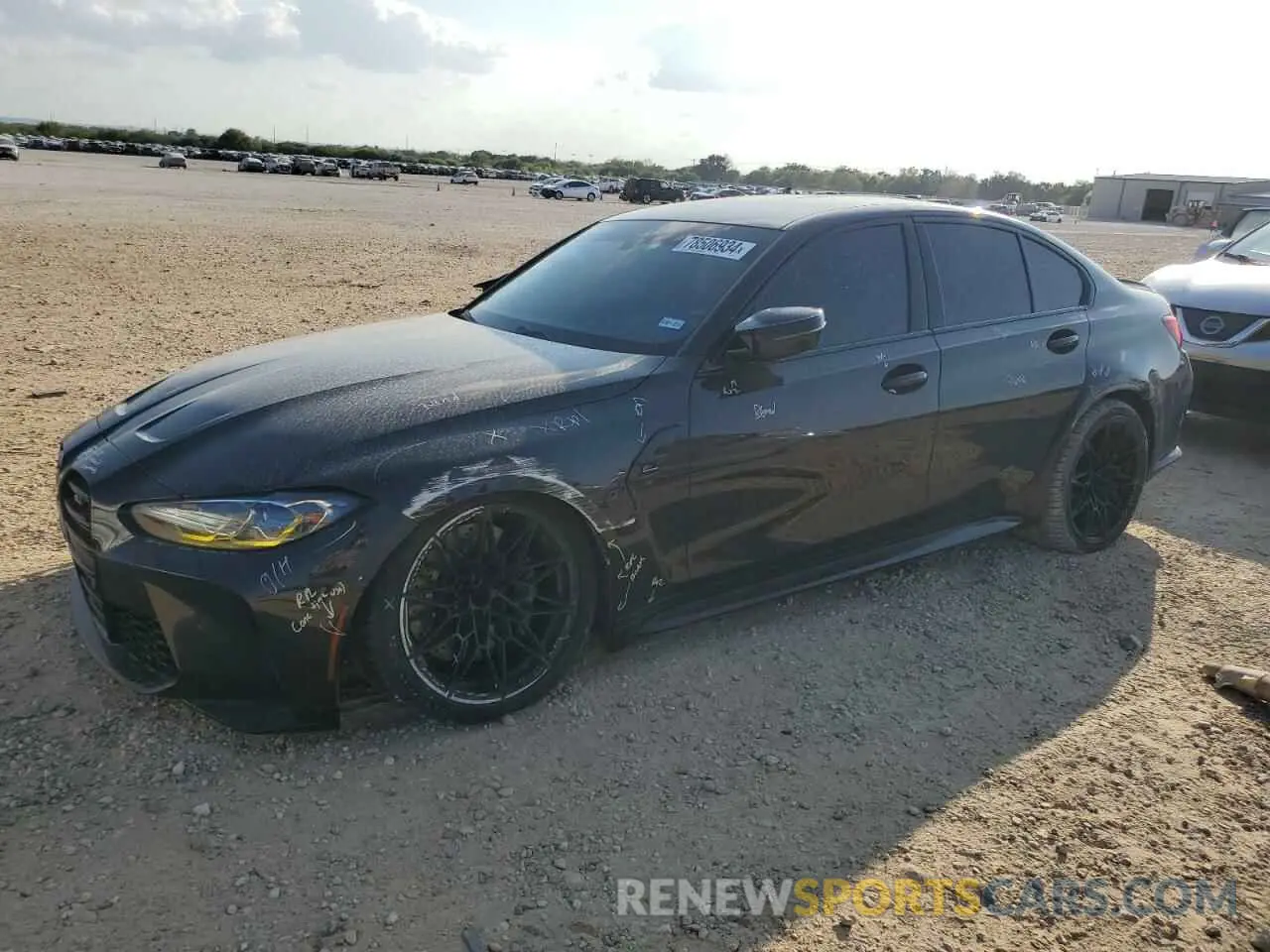 1 fotografías del automóvil dañado WBS33AY06MFL27898 BMW M3 2021