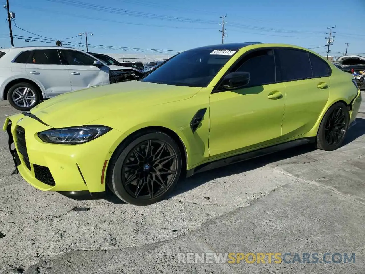 1 fotografías del automóvil dañado WBS33AY06MFL45849 BMW M3 2021