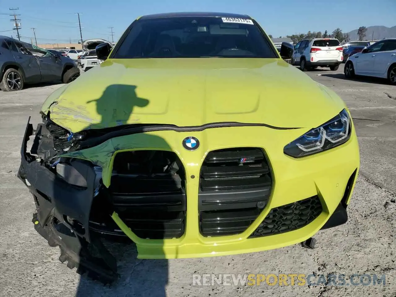5 fotografías del automóvil dañado WBS33AY06MFL45849 BMW M3 2021