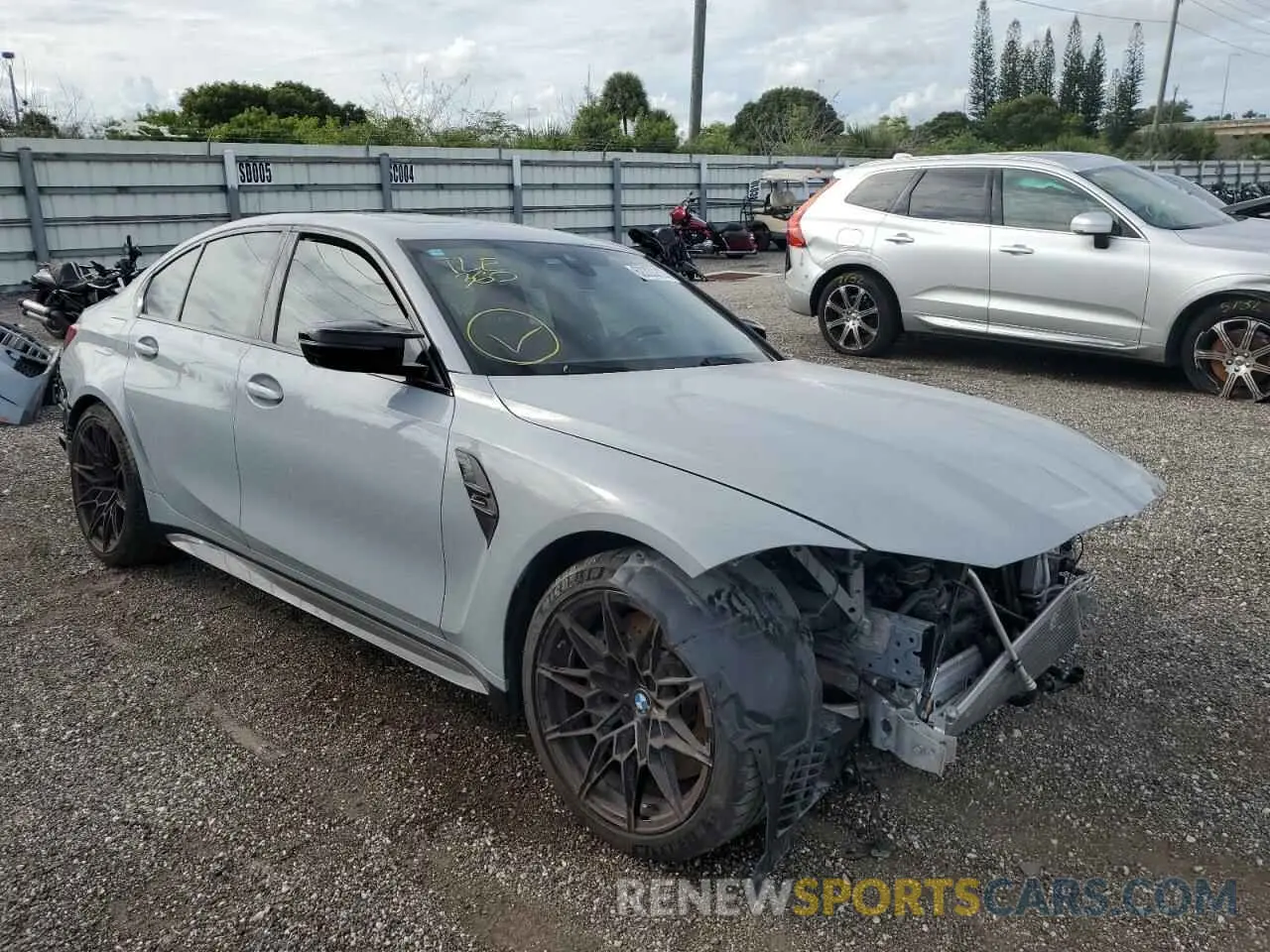 1 fotografías del automóvil dañado WBS33AY06MFL51389 BMW M3 2021