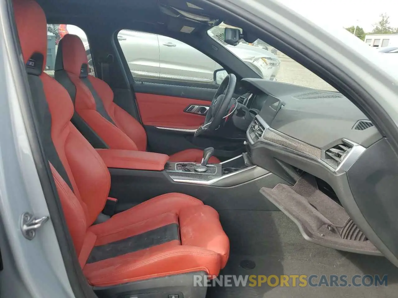 5 fotografías del automóvil dañado WBS33AY06MFL51389 BMW M3 2021