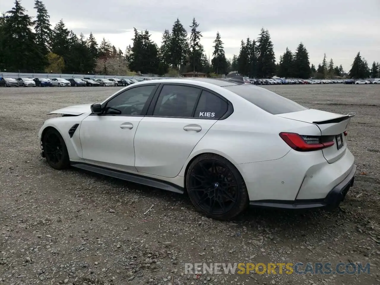 2 fotografías del automóvil dañado WBS33AY0XMFL32795 BMW M3 2021