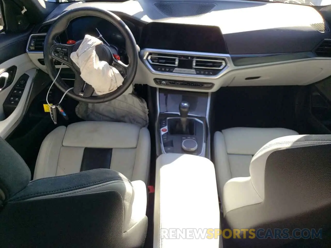8 fotografías del automóvil dañado WBS53AY01MFK81180 BMW M3 2021