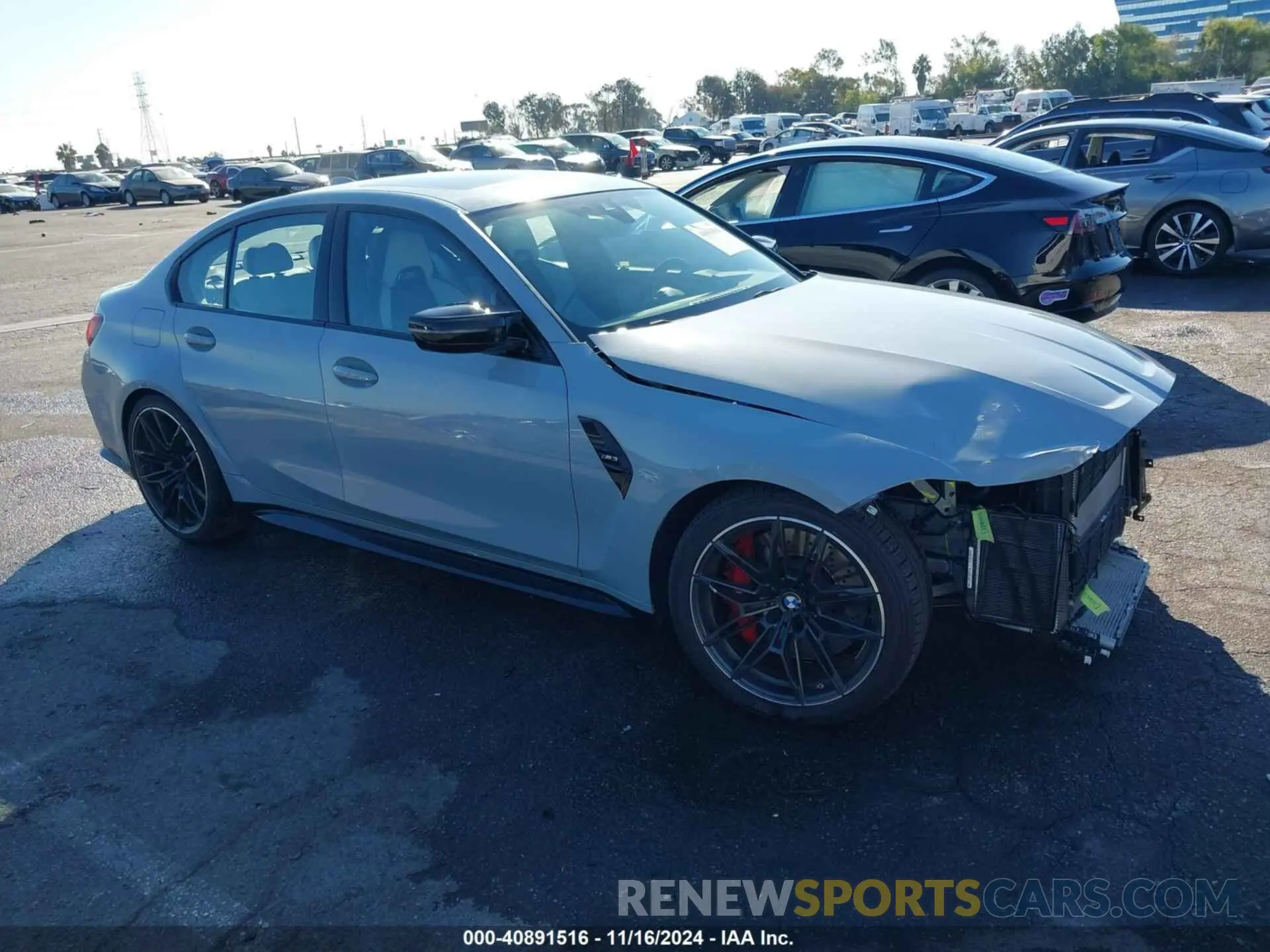 1 fotografías del automóvil dañado WBS53AY02MFL21718 BMW M3 2021
