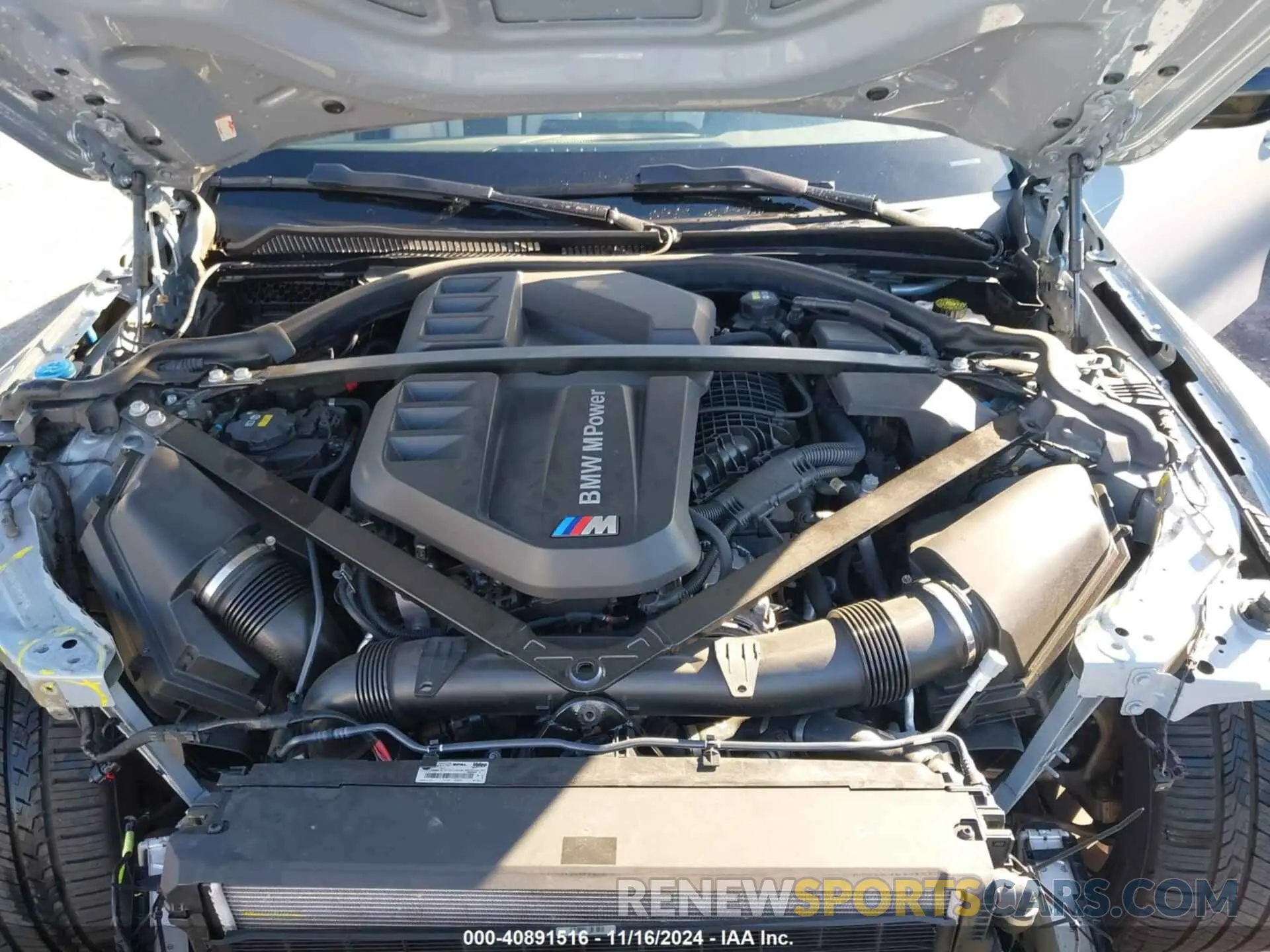 10 fotografías del automóvil dañado WBS53AY02MFL21718 BMW M3 2021