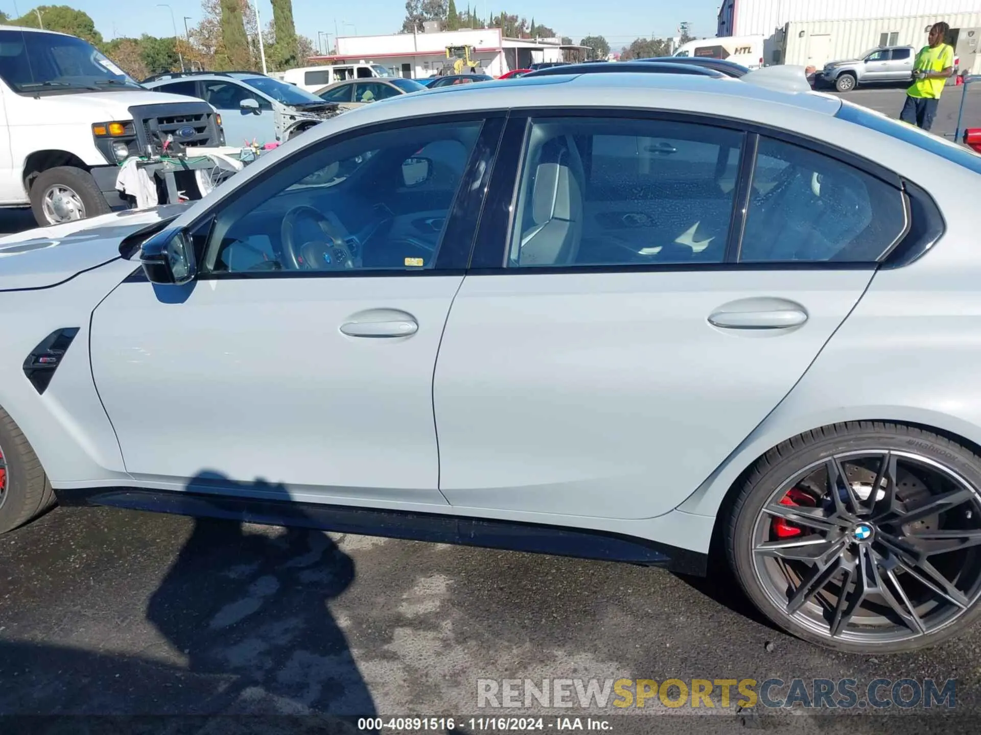 14 fotografías del automóvil dañado WBS53AY02MFL21718 BMW M3 2021