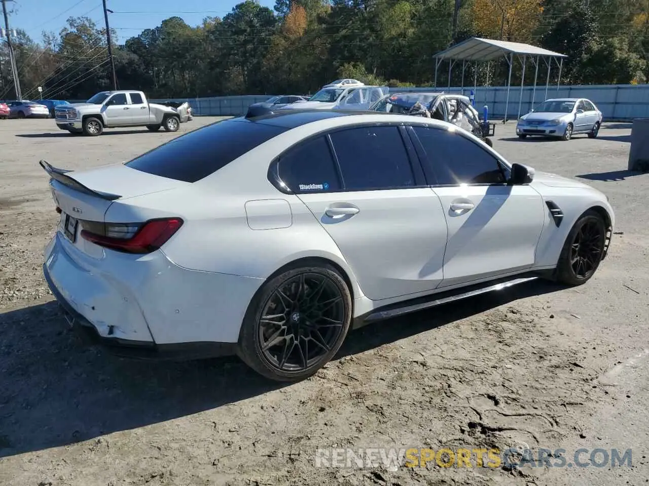 3 fotografías del automóvil dañado WBS53AY03MFL44022 BMW M3 2021