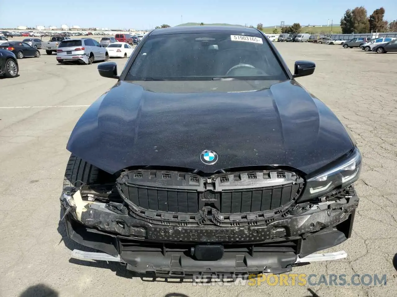 5 fotografías del automóvil dañado 3MW5U7J02N8C63909 BMW M3 2022