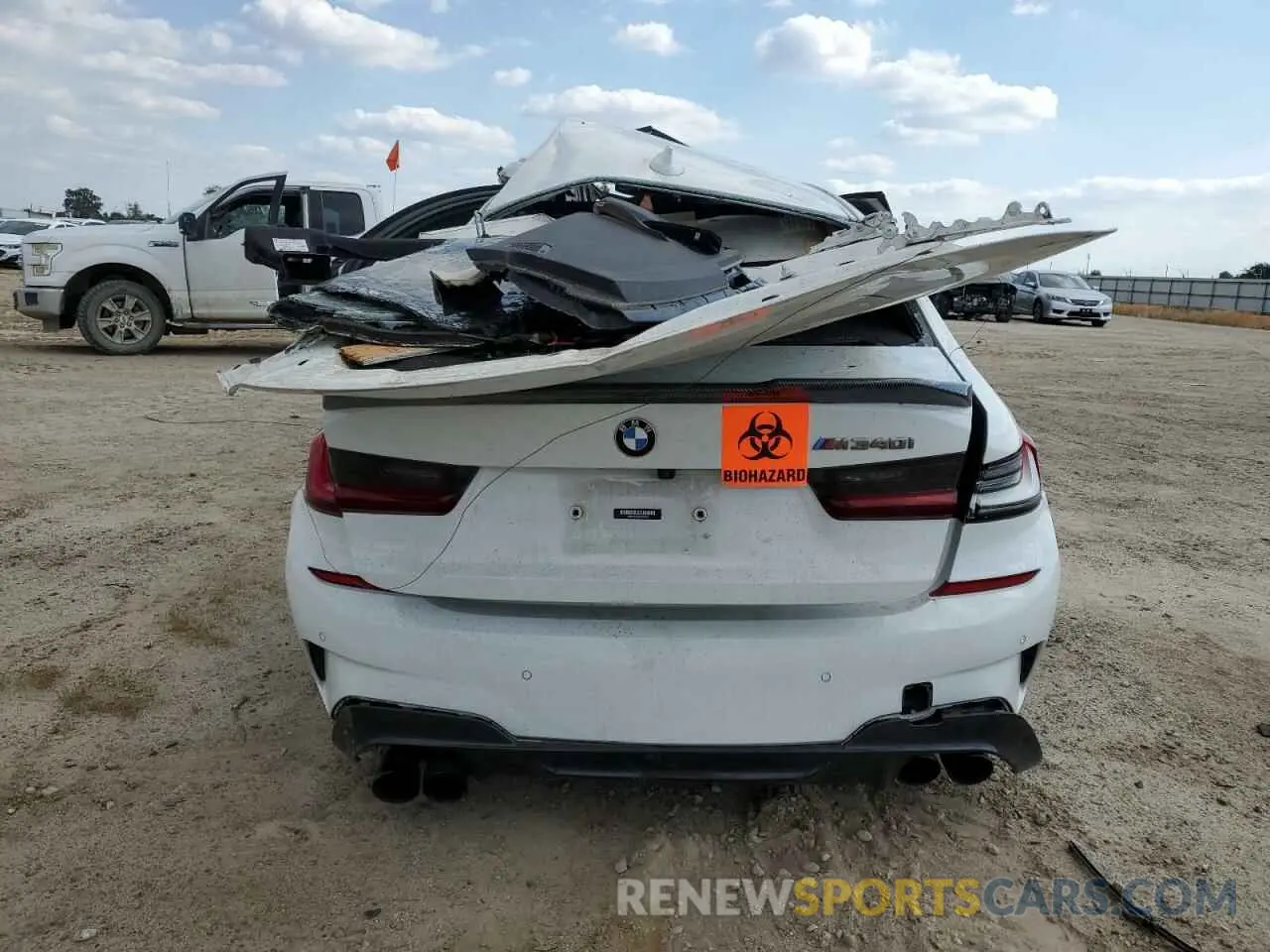 6 fotografías del automóvil dañado 3MW5U7J03N8C34225 BMW M3 2022