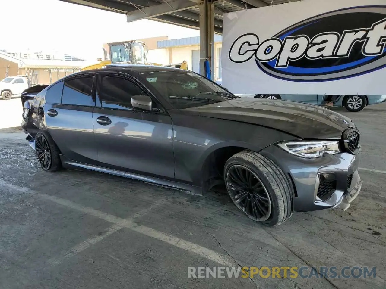 4 fotografías del automóvil dañado 3MW5U7J04N8C39899 BMW M3 2022