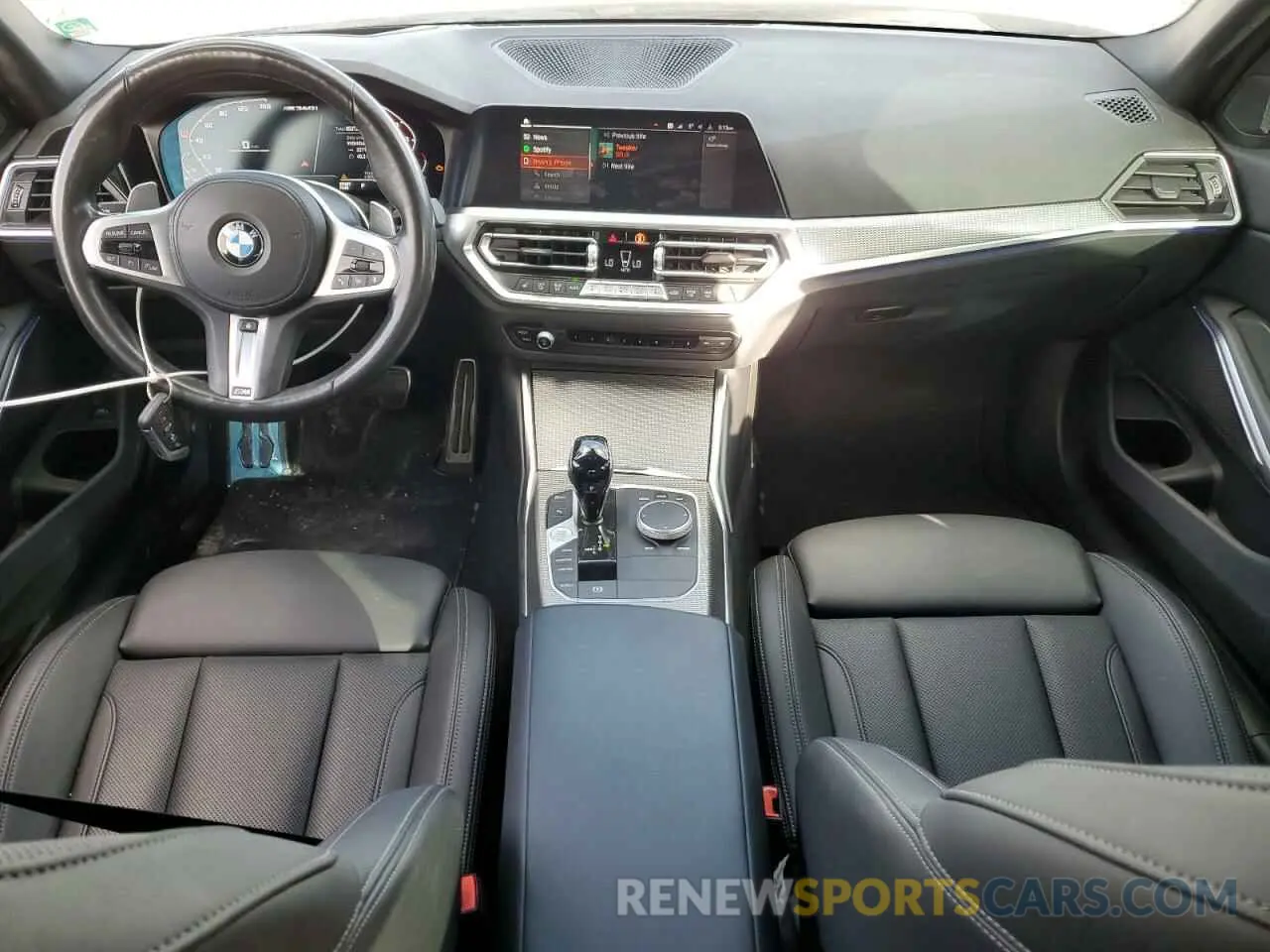 8 fotografías del automóvil dañado 3MW5U7J06N8C31187 BMW M3 2022