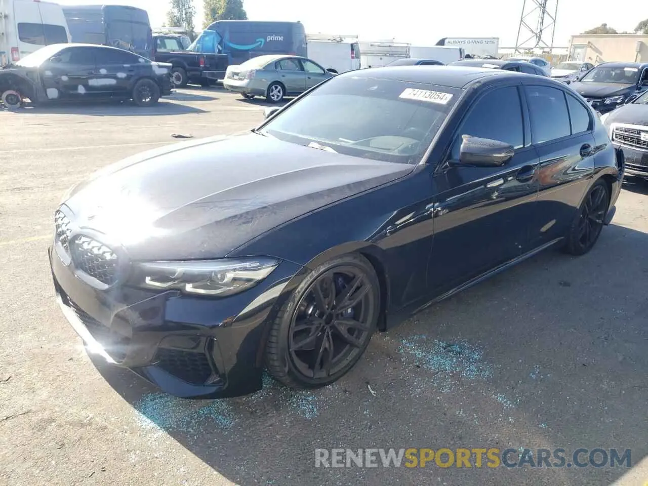1 fotografías del automóvil dañado 3MW5U7J08N8C39520 BMW M3 2022